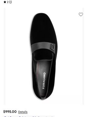 Men’s Lapo velvet smoking slipper loafers